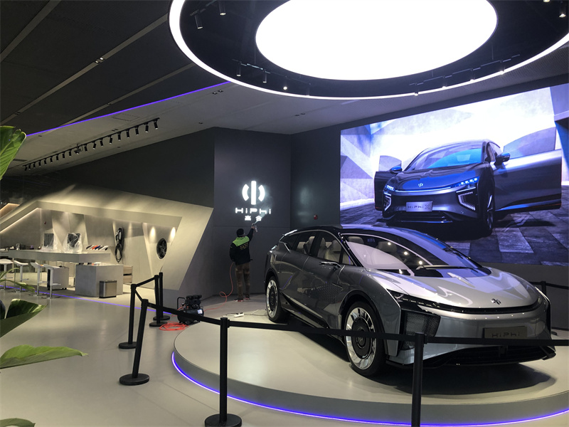 高合汽车展厅除甲醛